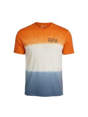 Oracle Red Bull Racing Mens Orange White Blue Gradient MV1 T-Shirt L